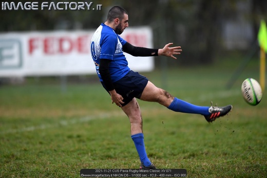 2021-11-21 CUS Pavia Rugby-Milano Classic XV 071